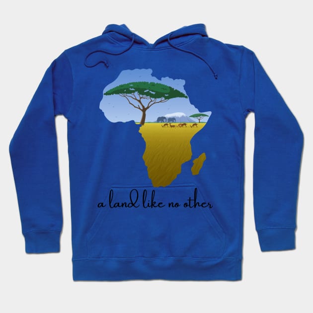 Africa a land like no other Hoodie by TheMugzzShop